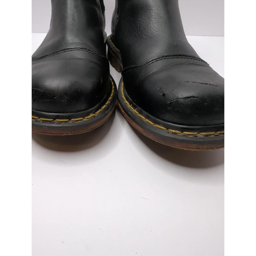 Dr. Martens 8B91 Black Leather Chelsea Boots Mens 11 Vintage Rare Grunge Y2K Lug